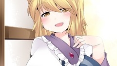 Anime blondes anime girls touhou yakumo ran video games