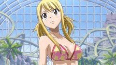 Anime blondes big eyes anime girls brown eyes fairy tail bra 
