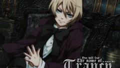 Anime blondes blue eyes kuroshitsuji anime boys Alois Trancy