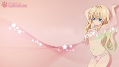 Anime blondes blush anime girls blue eyes mayoi neko overrun 