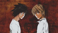 Anime blondes brunettes death note anime boys