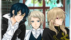 Anime blondes brunettes school uniforms pandora hearts 