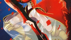 Anime blondes green eyes fate series scans Fate/EXTRA Saber 