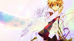 Anime blondes green eyes pandora hearts pocket watch anime boys 