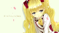 Anime blondes long hair