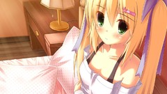 Anime blondes long hair