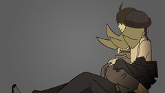 Anime blondes long hair anime girls bakemonogatari araragi 