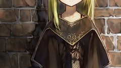 Anime blondes long hair anime girls yellow eyes long ears