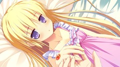 Anime blondes long hair game cg narumi yuu Naka no Hito Nado 
