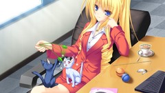 Anime blondes neko koi koshimizu rei