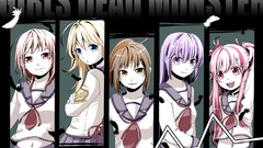 Anime blondes pink hair long hair anime girls blue eyes brown 