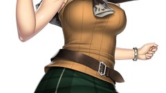 Anime blondes skirts anime girls panties Ashley Graham