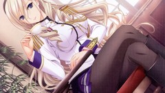 Anime blondes skirts boots walkure romanze Celia Cumani Aintree