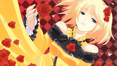 Anime blondes vocaloid kagamine