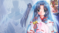 Anime blue girl Manga