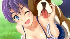 Anime blue hair hamsters