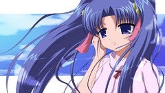 Anime blue hair Natsume