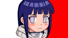 Anime blue hair short hair hyuuga hinata naruto shippuden