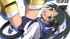 Anime blush anime girls school uniforms short hair seifuku open 