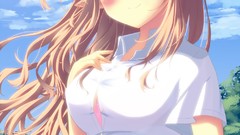 Anime blush long hair