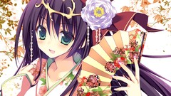 Anime blush long hair