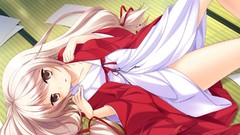 Anime blush long hair brown eyes Japanese clothes Sengoku Hime