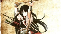 Anime bow Archer kantai collection fantasy girl