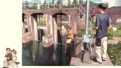 Anime Bridges rivers range murata