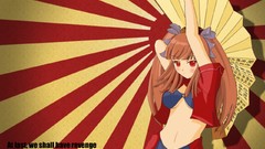 Anime brown red eyes anime girls brunettes ecchi