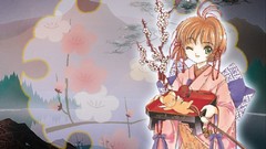 Anime brunettes Japanese clothes Cardcaptor Sakura