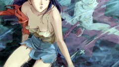 Anime brunettes neon genesis evangelion katsuragi misato