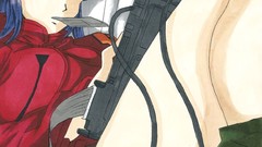 Anime brunettes neon genesis evangelion katsuragi misato