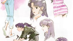 Anime brunettes neon genesis evangelion katsuragi misato