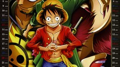 Anime Calendar mai monkey d luffy One Piece (anime) Roronoa Zoro