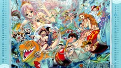 Anime Calendar monkey d luffy One Piece (anime)