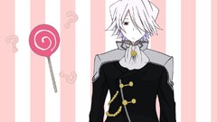 Anime Candies white hair red eyes pandora hearts anime boys 