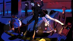 Anime cars legs anime girls psycho-pass tsunemori akane kougami 