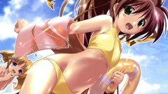 Anime cartoons anime girls swimsuits floater