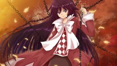 Anime chains anime girls brunettes pandora hearts purple hair 