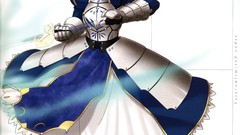 Anime Characters armor saber fate stay night concept art 