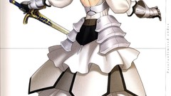 Anime Characters saber saber lily concept art artwork fate 