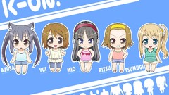 Anime Chibi akiyama mio k - on nakano azusa hirasawa yui 