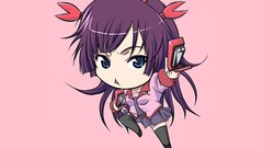 Anime Chibi bakemonogatari senjougahara hitagi monogatari-series