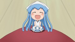 Anime Chibi squid anime girls ika musume Shinryaku! Ika Musume