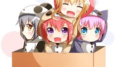 Anime Chibi yuru yuri Akaza Akari Funami Yui Toshinou Kyouko 