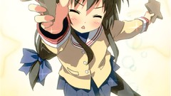 Anime Clannad anime girls Ibuki Fuko Kantoku (artist)