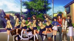 Anime Clannad miyazawa yukine sakagami tomoyo furukawa nagisa 