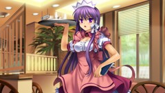 Anime Clannad waitress fujibayashi kyou