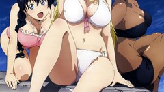 Anime cleavage bikini boobs Broken Blade