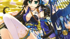 Anime cleavage thigh highs takuya